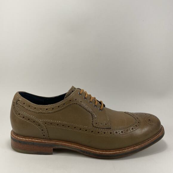 Cole Haan Cooper Wingtip Oxford Lace Up Dress Shoes Mens Size 9 Brown Tan main image 2